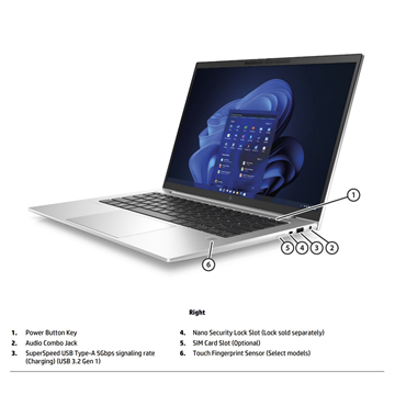 HP elitebook 840 G9 i5-1245u 16GB 256G W11P